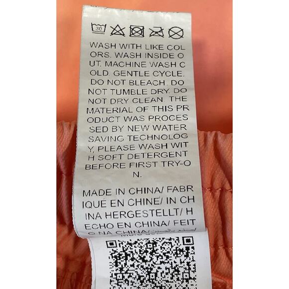 SHEIN Women’s Elastic Waist Peach Colored Shorts Size Small Drawstring, Pockets - Picture 11 of 12